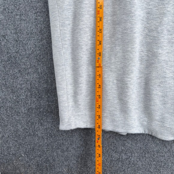 Lou & Grey Gray Open Front Long Sleeve Cardigan Duster Pockets Size S - Picture 6 of 6